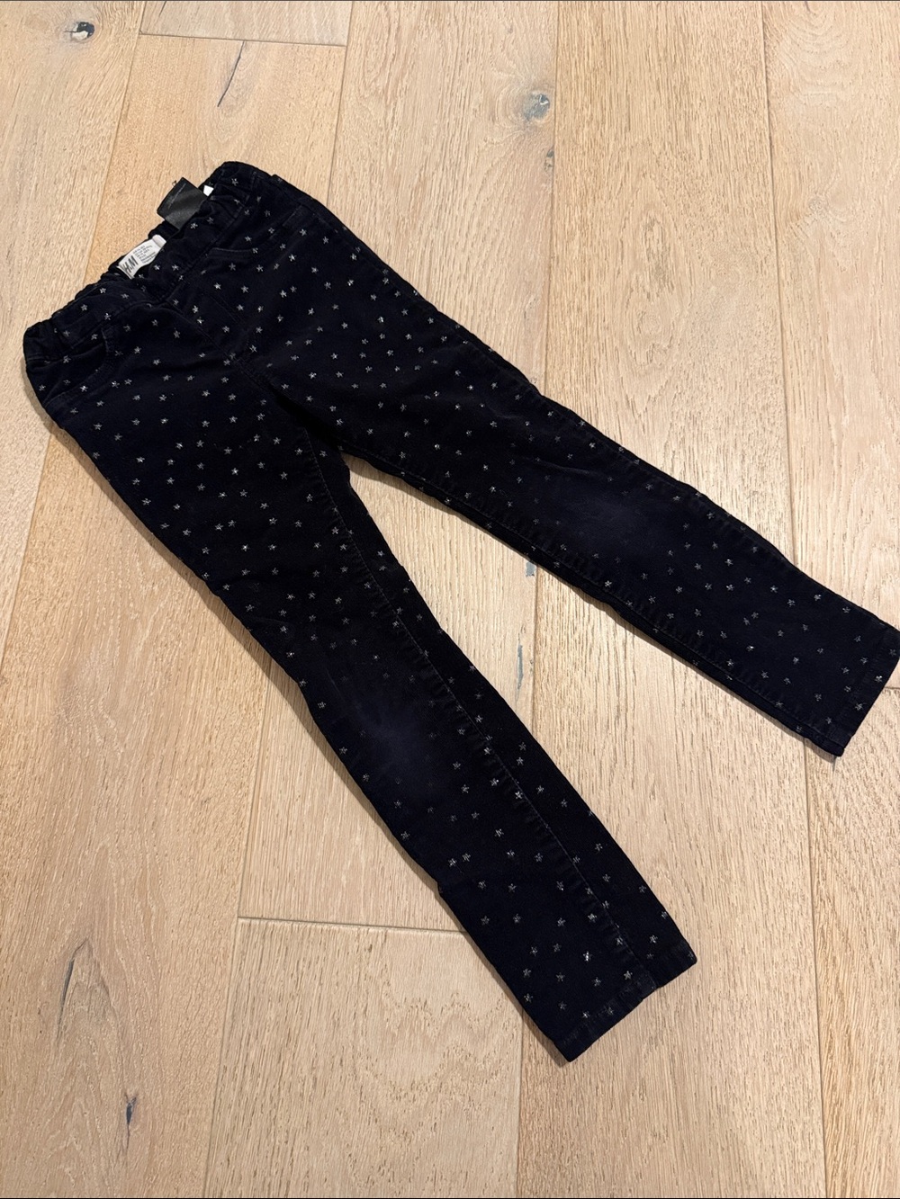 H&M Black Star-Print Kids Jeans